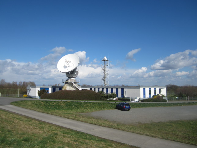Messstelle für Weltraumfunkdienste in Leeheim (Bild: Klaus Dapp)