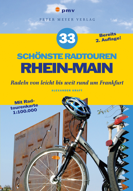 Cover der Radtourenführers "33 Schönste Radtouren Rhein-Main"(©pmv Peter Meyer Verlag)