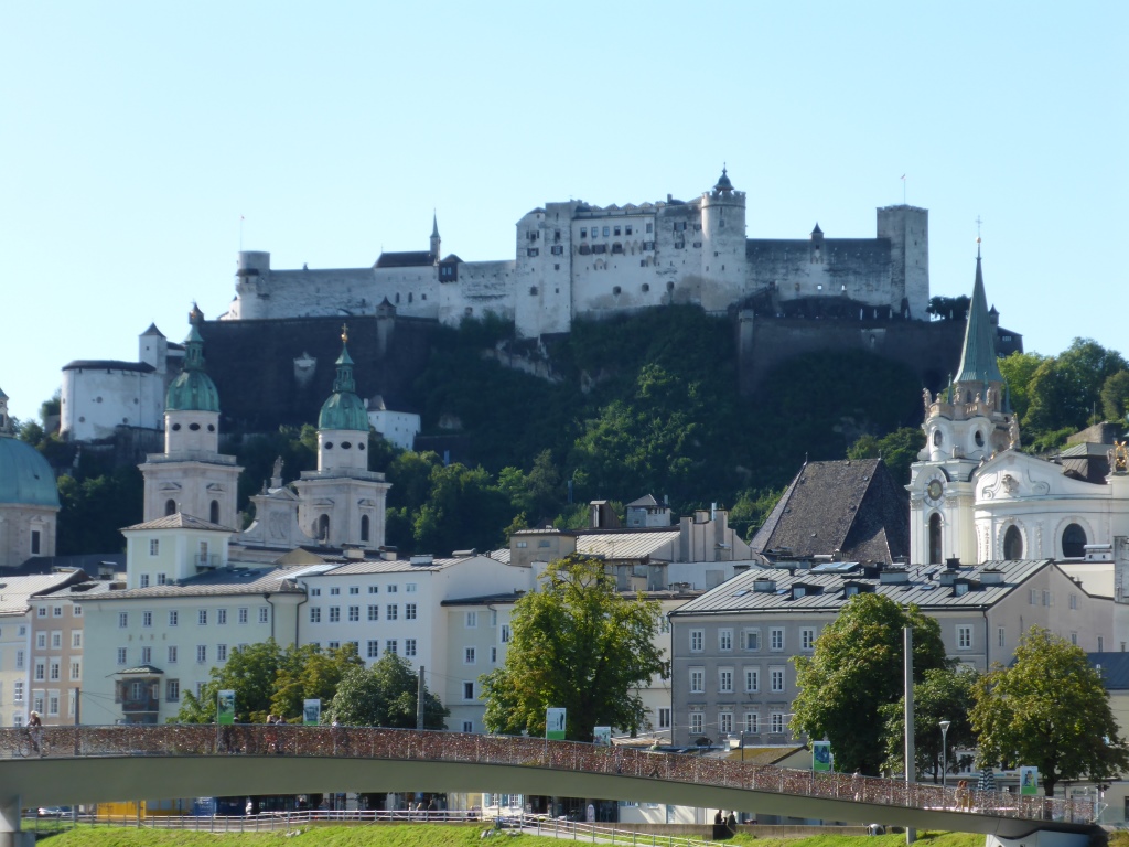 Festung Salzburg im Sonnenschein (Bild: Klaus Dapp)