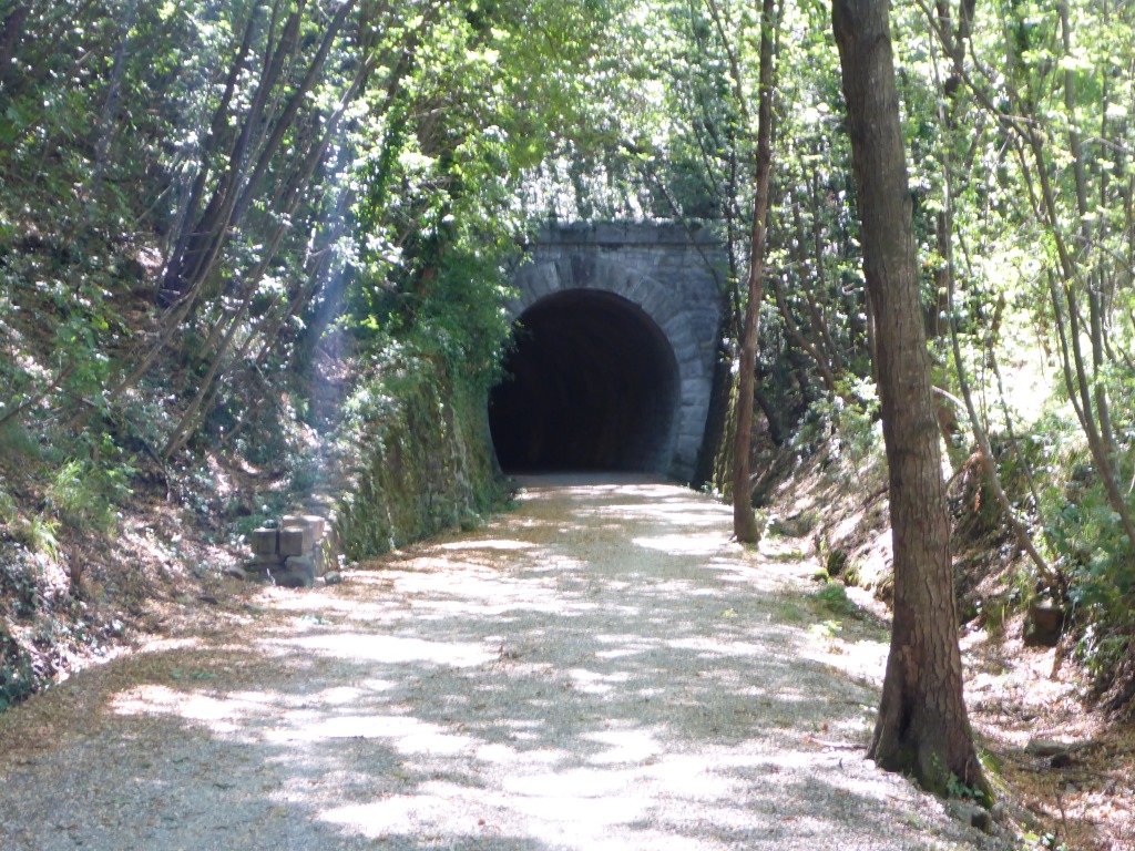 Tunnel auf dem Radweg nach Draga (Bild: Klaus Dapp) 