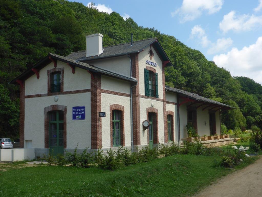 ehemaligen Bahnhof in Scrignac (Bild: Klaus Dapp)