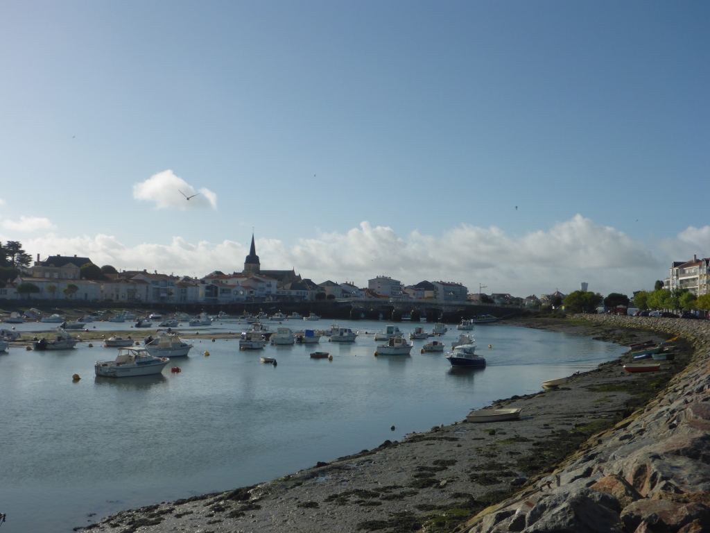 St-Gilles-Croix-de-Vie vom landseitigen Hafen aus gesehen (Bild: Klaus Dapp)