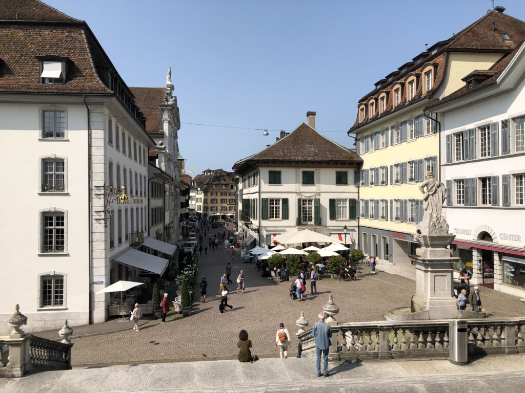 Blick in die Hauptgasse in Solothurn (Bild: Klaus Dapp)